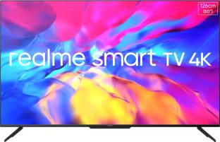 realme 126 cm (50 inch) Ultra HD (4K) LED Smart Android TV with Handsfree Voice Search and Dolby Visio...