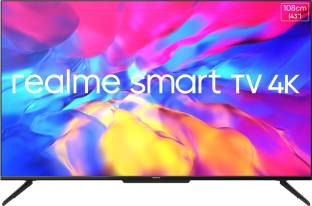 realme 108 cm (43 inch) Ultra HD (4K) LED Smart Android TV with Handsfree Voice Search and Dolby Vision & Atmos