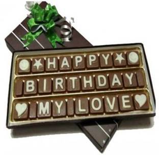 FabBites Happy Birthday My Love Chocolate Message Bars