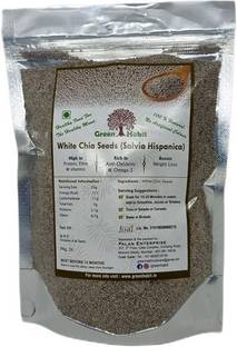 greenhabit Healthy & Nutritious Super Food White Chia Seeds (Salvia Hispanica) (150) White Chia Seeds