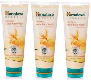 HIMALAYA FAIRNESS KESAR FACE WASH 100ml X 3 Face Wash