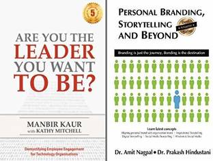 Combo Of 2 Bestselling Management Books : Are You The Leader You Want To Be + Personal Branding, Storytelling And Beyond