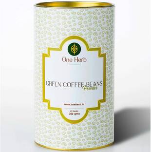 one herb Green Coffee Beans Herbal Tea Tin