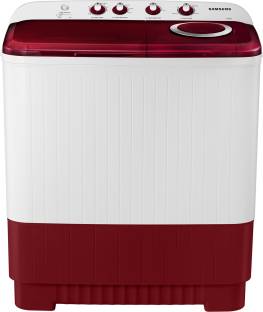 SAMSUNG 9.5 kg Semi Automatic Top Load Washing Machine Red, White