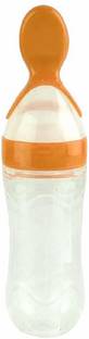 WAHHSON 90ML Newborn Baby Feeding Bottle Toddler Safe Silicone Squeeze Feeding Spoon Milk Cereal Bottle Baby Training Feeder - 90 ml