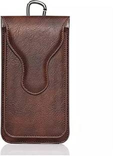 ICREATOR Pouch for Carry 2 Mobile , money ,card With 2 Pocket ( 1 Big & 1 Small ) with Magnetic Lock & Hook .