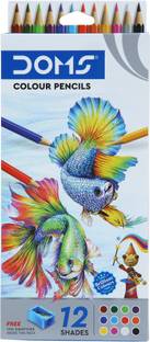 DOMS Non-Toxic Hexagonal Shaped Color Pencils