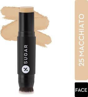 SUGAR Cosmetics Ace Of Face Foundation Stick With Inbuilt Brush  Foundation