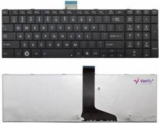 Vanfly Laptop Keyboard for Toshiba Satellite C845 C850 C850D C855 C870 C870D C875 L850 Series Internal Laptop-size Laptop Keyboard Compatible with Desktop, Laptop, Mac