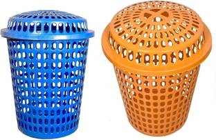 mastBus 50 L Blue, Orange Laundry Basket