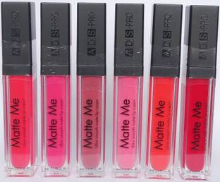 ads Combo Pack True Matte Ultra Smooth Liquid Lipstick Shade B ( 6ml )