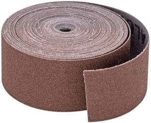 Nirmal 10 Meter x 4 Inches Wide Silicon Carbide Aluminum Oxide Emery Cloth Roll of 100 Grit for Grinding, Polishing, Wood Working, Walls and Automotive Silicon Carbide, Aluminum Oxide Sandpaper