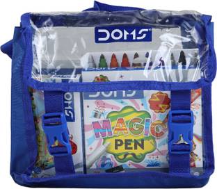 DOMS Jonior Art Kit | Comes With Transparent Zipper Bag | Perfect Value Pack Gift Set
