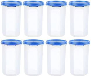 Cutting EDGE Slim Air-Tight Leak Resistant Plastic Round Modular Container for Grocery  - 585 ml प्लास्टिक यूटीलिटी कंटेनर