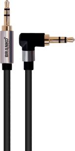 Branko AUX Cable 1.5 m AX-207 3.5 mm Audio 90 Degree 1.5m Aux