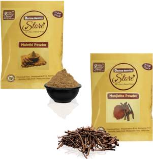 Online Quality Store Manjistha Powder for skin whitening and Mulethi Powder for de-pigmentation