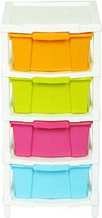 Randal Utensil Kitchen Rack Plastic Multipurpose Use ( 4 Layer ) - File/Book/paper Etc..Storage