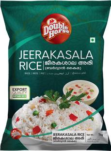 Double Horse Jeerakasala Rice |Vayanadan Kaima| Rice Jeera Samba Rice (Long Grain, Polished)