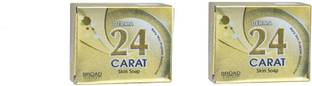 Broad Biotech Derma 24 Carat Skin Care Ayurvedic Soap - Many Problems, One Solution Pack of 2 (2 x 18.75 g