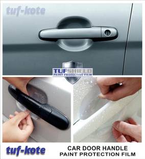 Tufkote Car Door Handle Protection Film - Type R - Clear Transparent Glossy Universal For Car Universal For Car Side Garnish