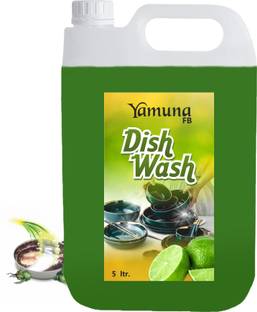 yamuna fb 5 liter green lemon Dish_washing_bar Liquid Detergent ( 5 liter) Dishwash Bar