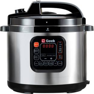 Geek Robocook - 11 in 1 (8L | NS) Rice Cooker, Electric Pressure Cooker, Slow Cooker, Food Steamer, Travel Cooker