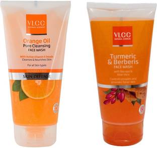 VLCC Original Orange Oil Pore Cleansing & Turmeric&Berberis  Face Wash