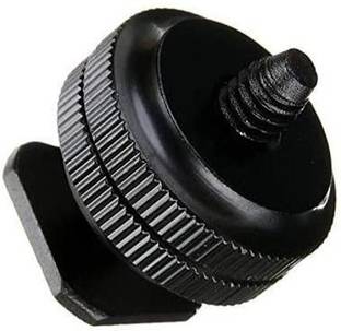 ZINROX Camera Hot Shoe With 1/4" Mount Adapter, Flash Shoe Mount for DSLR Camera, Led Light etc. Flash Shoe Adapter