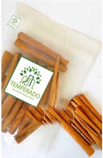 Temperado Cinnamon sticks whole| Dalchini|100% Pure cassia bark 100gm