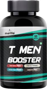 METTLE T Men Booster | Testosterone Booster for Men (1000 mg, 60 Capsules)