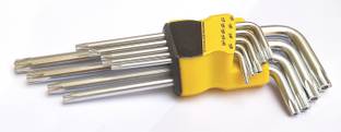Qualigen Heavy duty Xtra Long Allen key set 9pc Star allen key set Allen Key Set