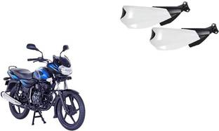 Buras NEW WHITE SHINING PROTECTIVE HANDGUARD FOR BIKE DISCOVER BEST QUALITY PRODUCT FOR THE BIKERS हैंडलबार हैंड गार्ड