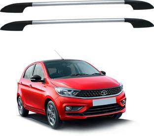 Shopone treading Tata Tiago Roof Rail Silver Car Beading Roll For Hood