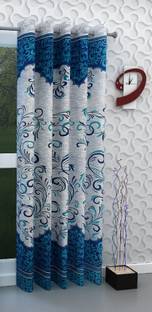 Flipkart SmartBuy 270 cm (9 ft) Polyester Semi Transparent Long Door Curtain Single Curtain
