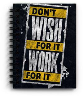 DI-KRAFT Office & Home use notebook spiral diary (6*8 Inch) A5 Diary Unruled 160 Pages