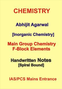 Abhijit Agarwal Main Group Plus F-Block Elements Class Notes For IAS Mains