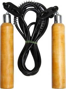 KNK Wooden Handle Skipping Rope Speed Jump Fitness Workout Freestyle Skipping Rope Freestyle Skipping Rope