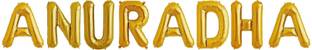 Offer99 Solid ANURADHA NAME FOIL BALLON FOR BIRTHDAY PARTY CELEBRATION Letter Balloon