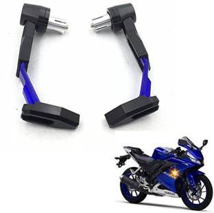 SELVIKE MOTORCYCLE ADJUSTABLE BRAKE CLUTCH LEVERS PROTECTOR FOR UNIVERSAL FOR BIKE AND SCOOTY BLUE Handlebar Hand Guard