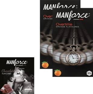 MANFORCE Overtime Orange2 With Chocolate 3s Condom