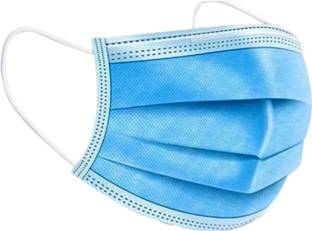 safent 3 Ply Face mask With Nosepin Soft & Breathable Layer Protects from Virus, Bacteria, Pollution Mask Anti-Pollution , Anti- Bacterial , Anti- Virus Face Mask for Men & Women Pack Of 100 Surgical Mask With Melt Blown Fabric Layer