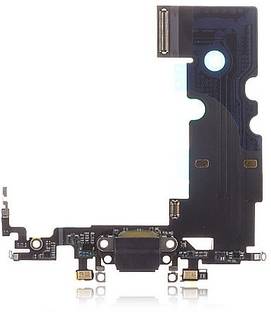 Unique4Ever REPLACEMENT FOR IPHONE 8 PLUS CHARGING PORT FLEX CABLE (Black) Apple Iphone 8 Plus Charging Connector Flex cable