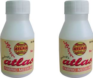 Atlas Colours Fabric Effects Medium Set of 2 bottle