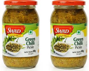 SWAD Delicious Green Chilli Pickle/ Hari Mirchi Achar Green Chilli Pickle