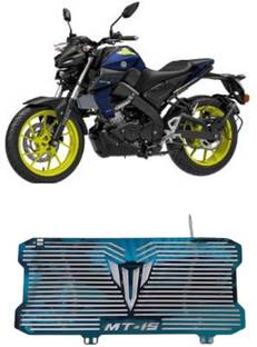 SELVIKE Radiator Grill For MT15 BLUE Bike Radiator Guard