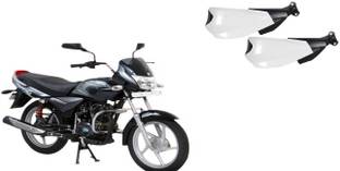 Buras NEW WHITE SHINING PROTECTIVE HANDGUARD FOR NEW PLATINA QUALITY PRODUCT FOR THE BIKERS Handlebar Hand Guard