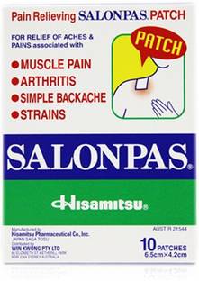 Salonpas PAIN RELIEVING PATCH 10 PATCHES Plaster & Patch