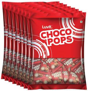 LuvIt ChocoPops |Chocolate Coated Balls With Crunchy Rice Crispies Inside Bars
