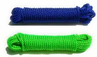 NITLOK Nylon Twisted Multipurpose Outdoor Clothes Drying Wire/rassi || Anti-Rust and Anti Slip Laundry Clothesline String (20 Meter) Nylon Retractable Clothesline