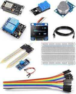 DS Robotics WiFi NodeMCU ESP8266 WiFi IoT Starter Kit, Compatible with Arduino Uno Educational Electronic Hobby Kit